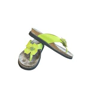 Mephisto Green Sandals. Violette. Vibrant Summer Style